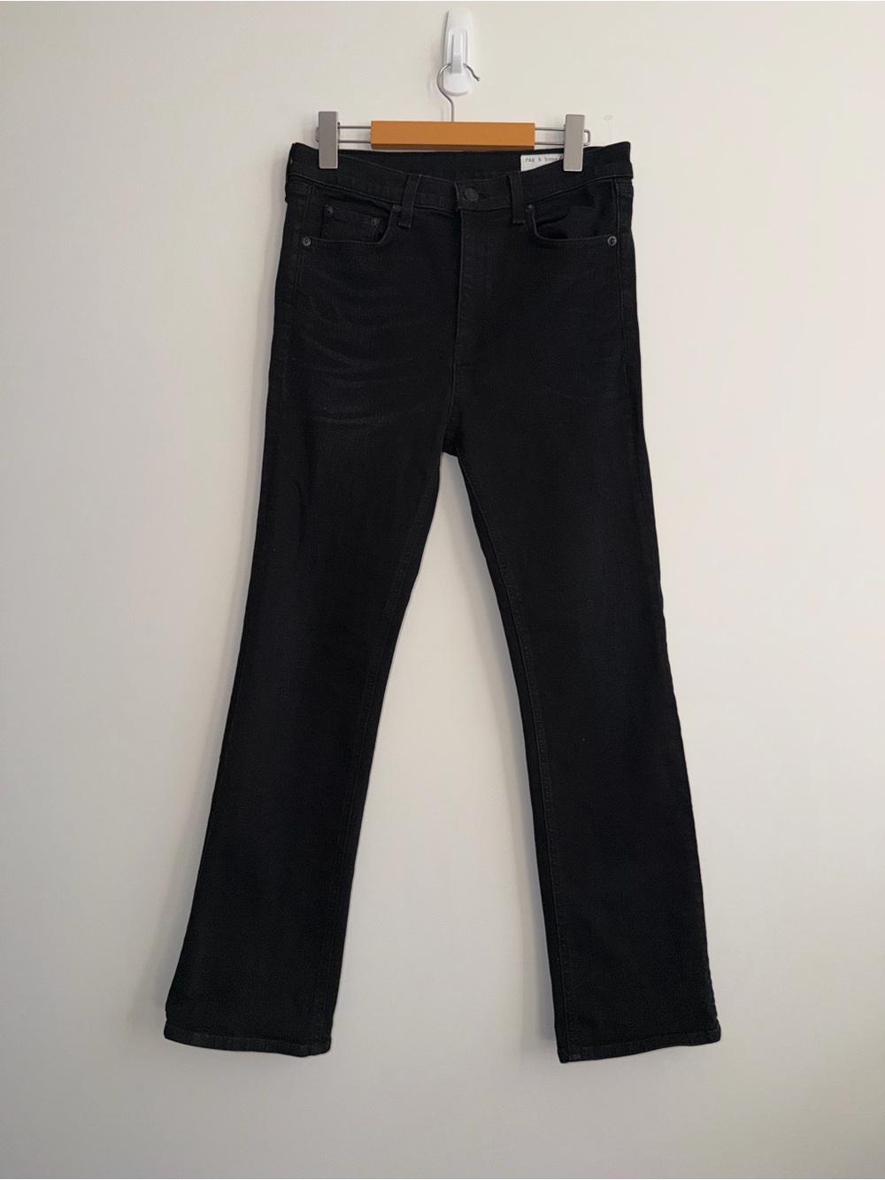 Rag & Bone black slim bootcut jean western denim cigarette 29 classic capsule - Picture 2 of 6